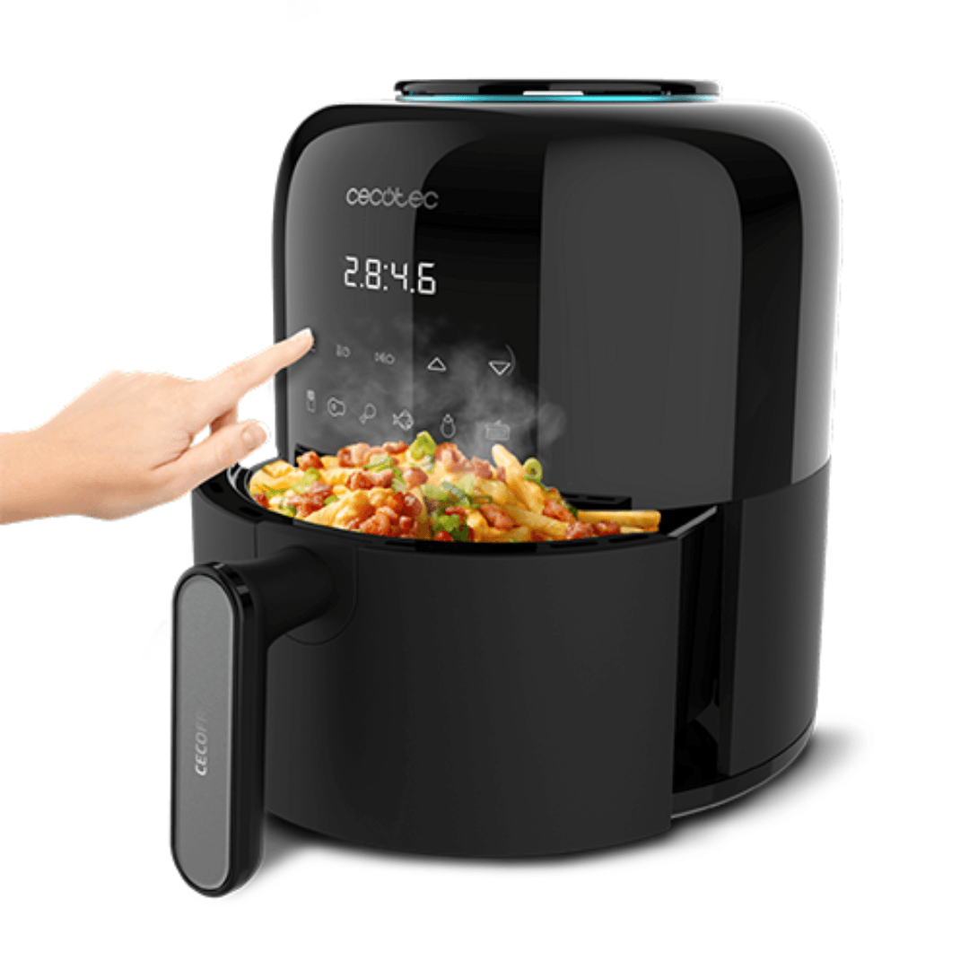 Freidora de aire Cecofry Pixel 2500, táctil, 1700w, 6 modos preconfigurados, negro