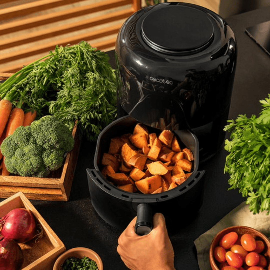 Imagen 2 del producto Freidora de aire Cecofry Pixel 2500, táctil, 1700w, 6 modos preconfigurados, negro