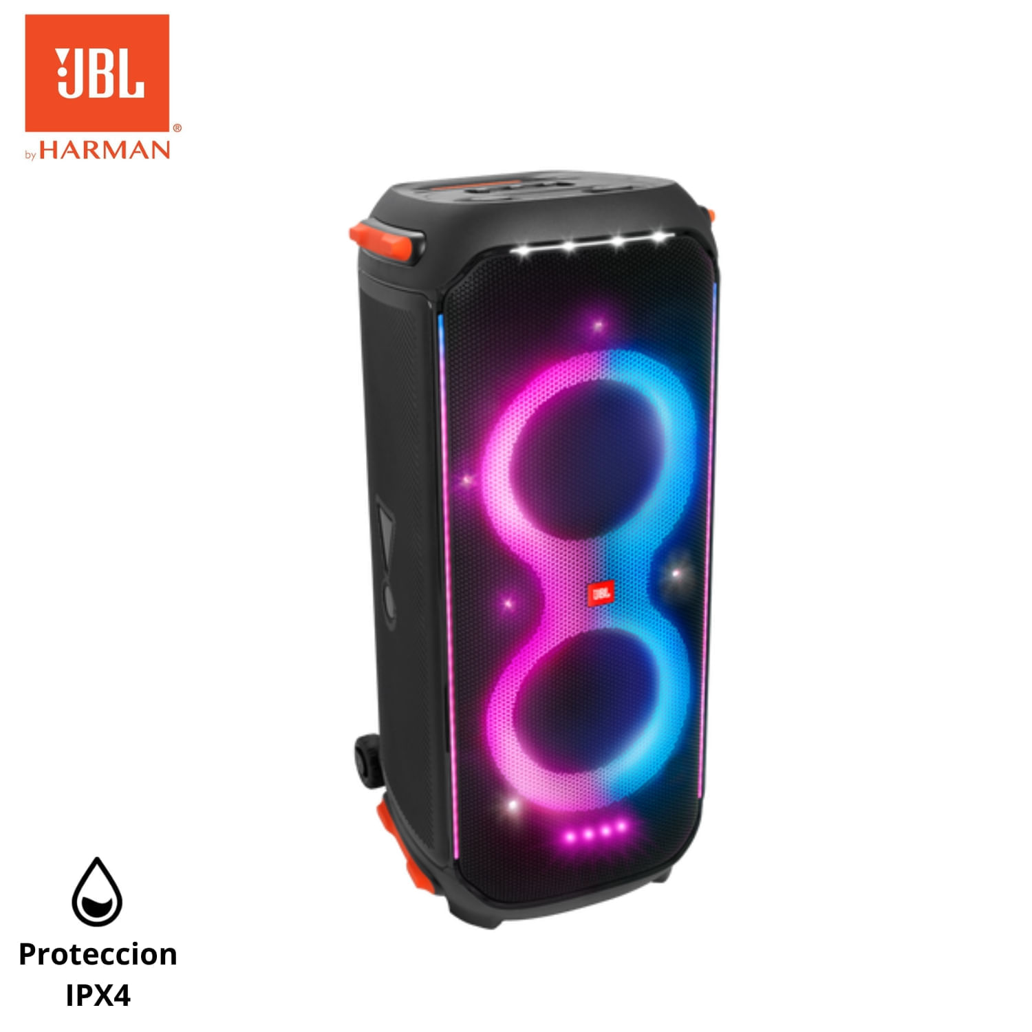 Imagen 2 del producto Parlante de torre bluetooth 5.1 JBL PartyBox 710, 800W portátil, certificación IPX4, negro