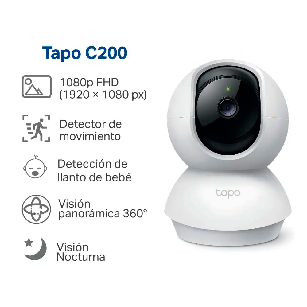 Imagen 2 del producto Combo: 3 cámaras Tapo C200 Full HD, audio bidireccional, visión nocturna