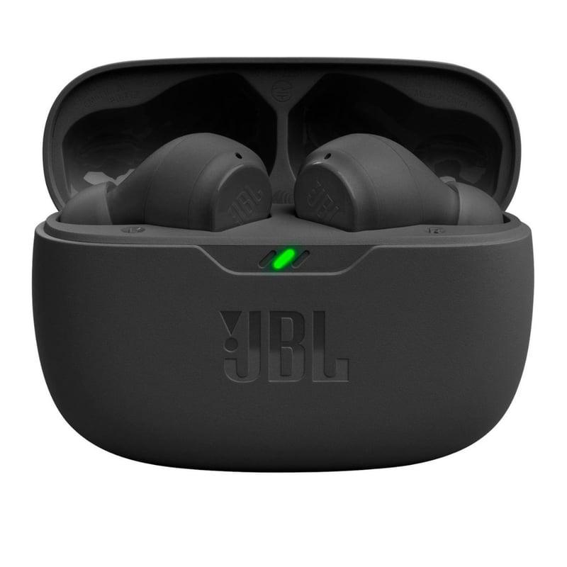 Imagen 2 del producto Audífonos bluetooth JBL Vibe BEAM TWS Pure Bass, resistente al agua, control de música y llamadas, negro