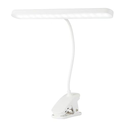 Lámpara de escritorio Westminster led con clip 5W, 100 lum, blanco