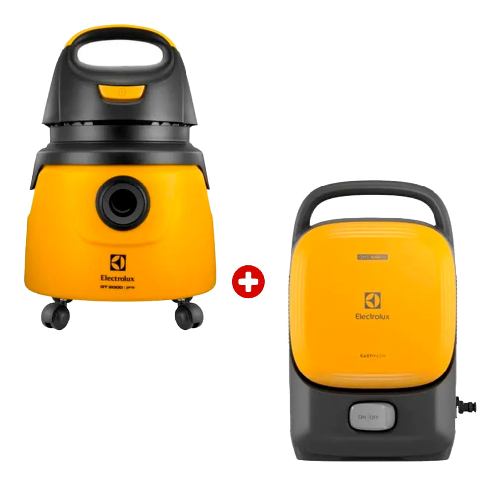 Combo: Aspiradora agua y polvo (GT20N) + Hidrolavadora Electrolux Efficient EasyWash QWS1650