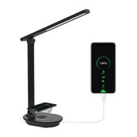 Lámpara de escritorio Westminster plegable 15W, 289 lum, negro