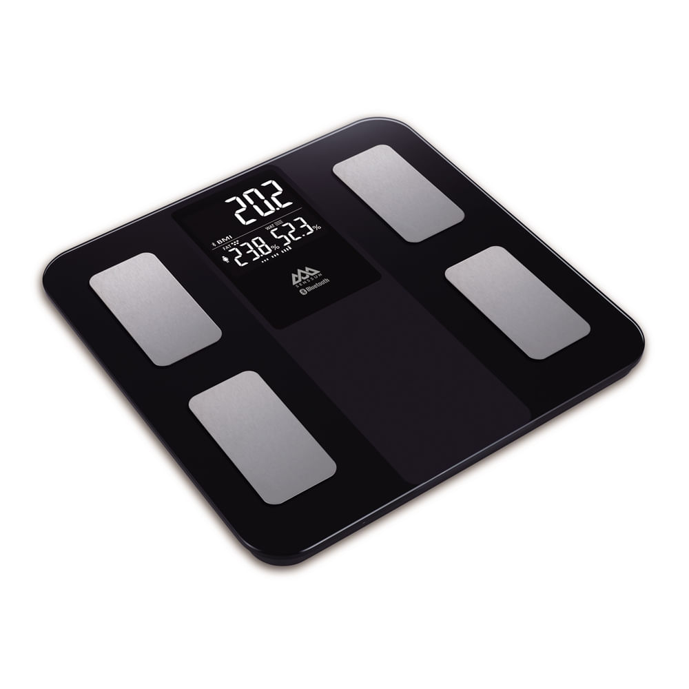 Imagen 2 del producto Balanza smart Senssun 4 electrodos, 15 funcionalidades con reporte de salud, negro