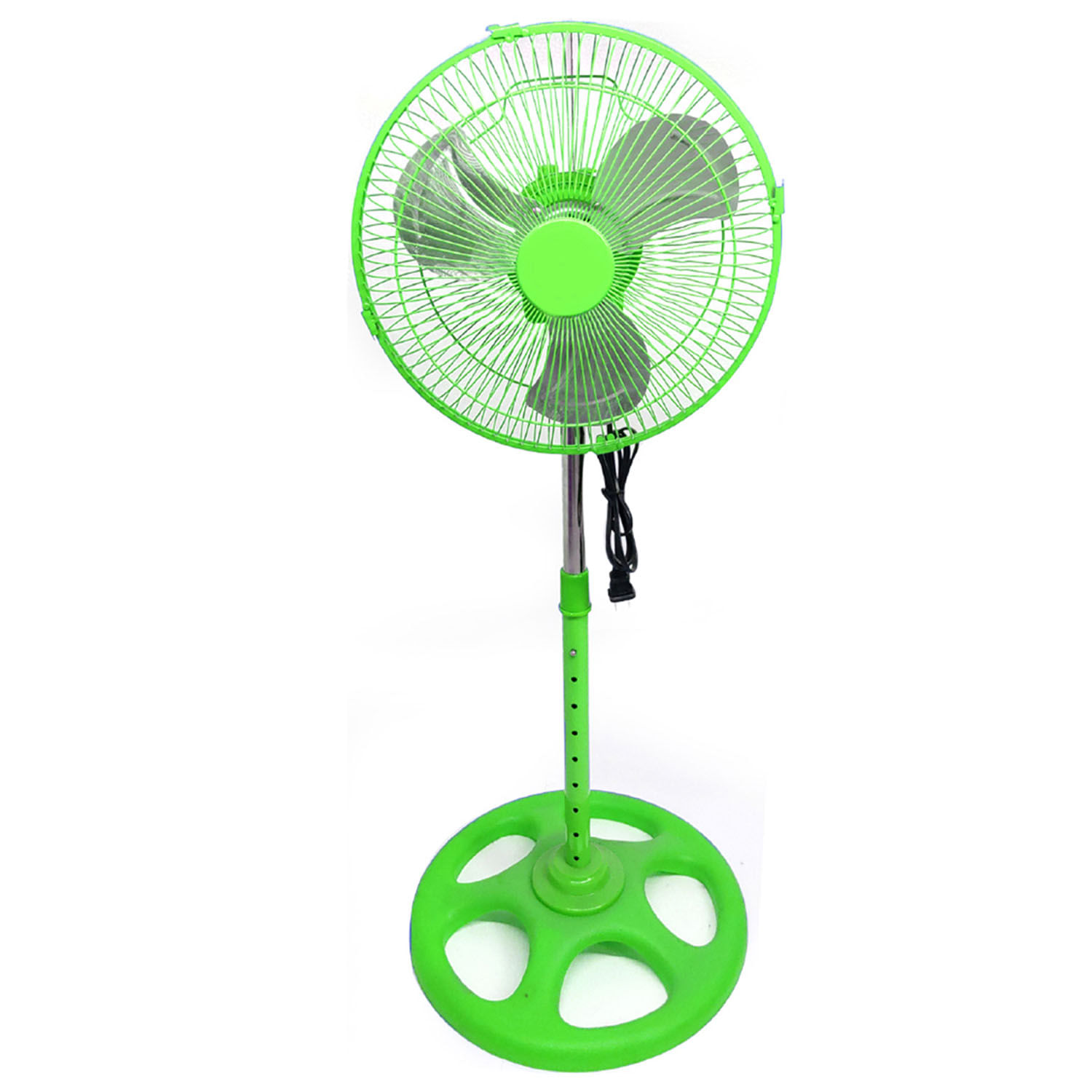 Ventilador pedestal de 10", 60w, 3 velocidades, baja vibración
