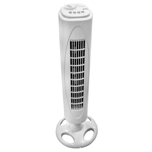 Ventilador de torre Bossko 90W, 3 velocidades, bajo nivel de ruido, gris
