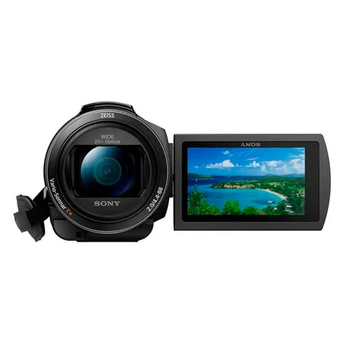 Videocamara Sony FDR-AX43A, UHD 4K, pantalla táctil, negro