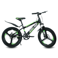 Bicicleta palmeira aspa, aro 16"", timón y codo de aluminio reforzado, verde