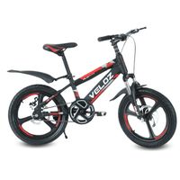 Bicicleta palmeira aspa, aro 16"", timón y codo de aluminio reforzado, rojo