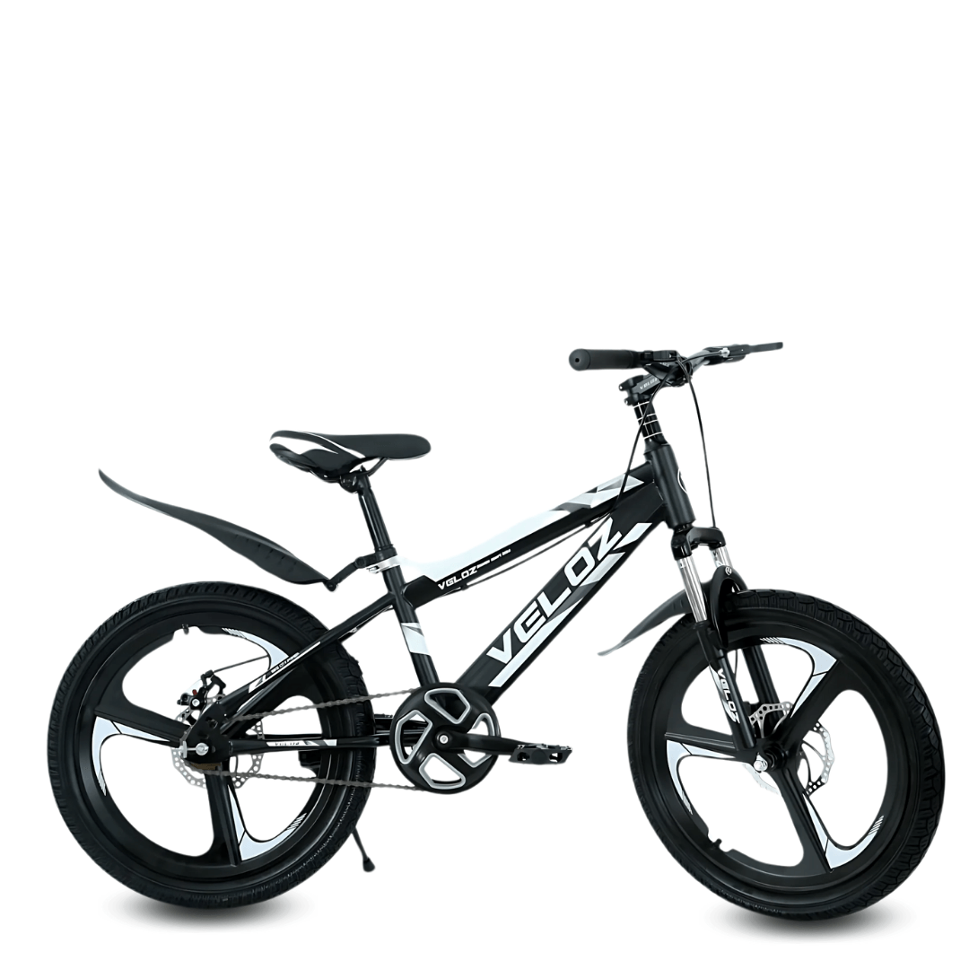 Bicicleta palmeira aspa, aro 16", timón y codo de aluminio reforzado, negro
