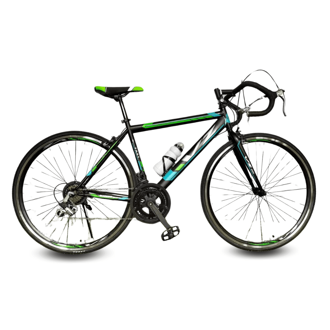 Bicicleta palmeira racer, aro 27", aerodinámico y ligero, verde