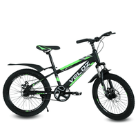 Bicicleta palmeira smol, aro 16"", ruedas auxiliares, verde