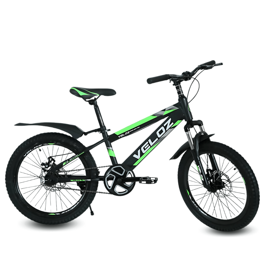 Bicicleta palmeira smol, aro 16", ruedas auxiliares, verde