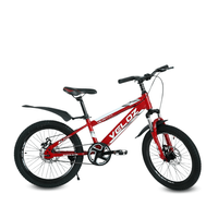 Bicicleta palmeira smol, aro 16"", ruedas auxiliares, rojo claro