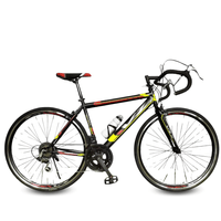 Bicicleta Veloz Palmeira Racer aro 27"", aerodinámico y ligero, amarillo