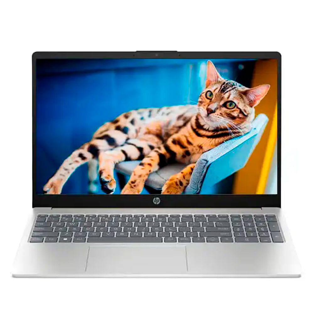 Laptop HP 15-fd0006la, 15.6" FHD, Core i7-1355U, 12GB RAM, 512GB SSD, Windows 11, Iris Xe, Wi-Fi 6, gris