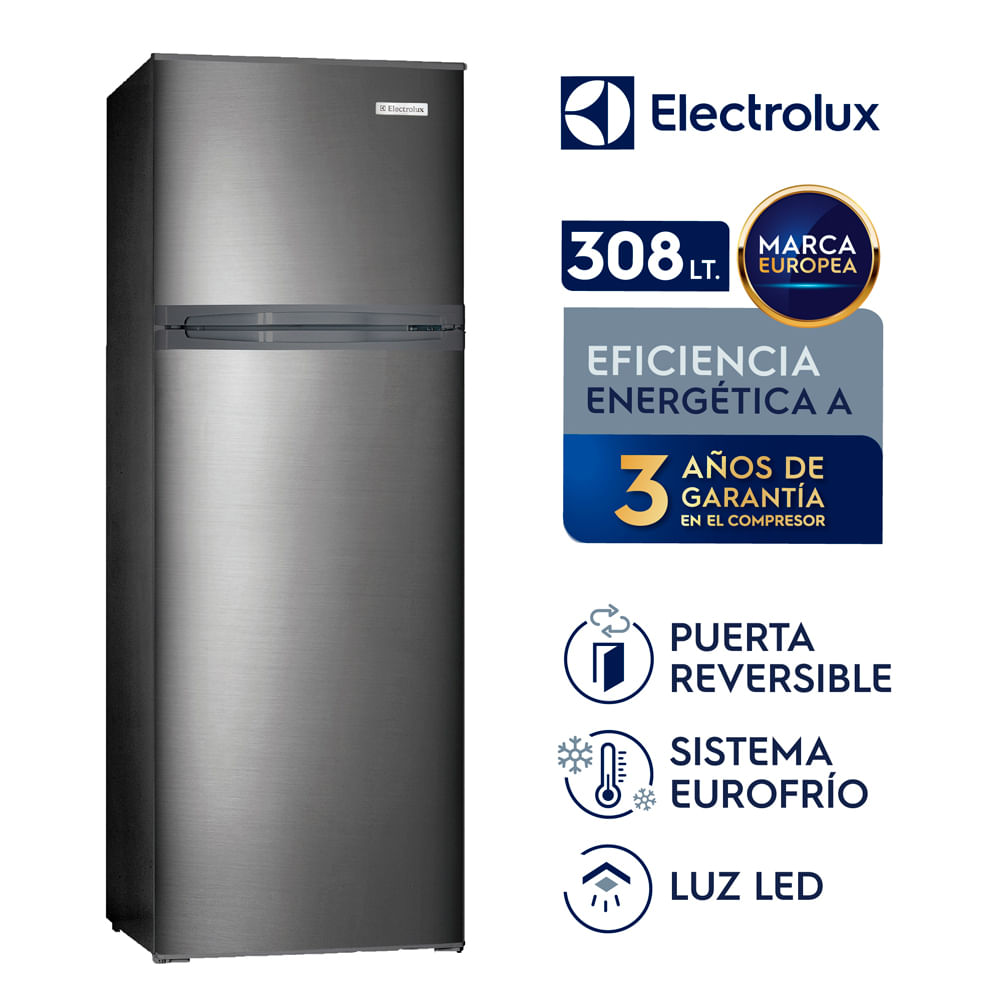 Imagen 2 del producto Refrigeradora Electrolux Top Mount ERT45G2HQI 308 litros, Frost, plateado