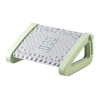 Reposapiés ergonómico, ajustable, mejora la postura, antideslizante, verde