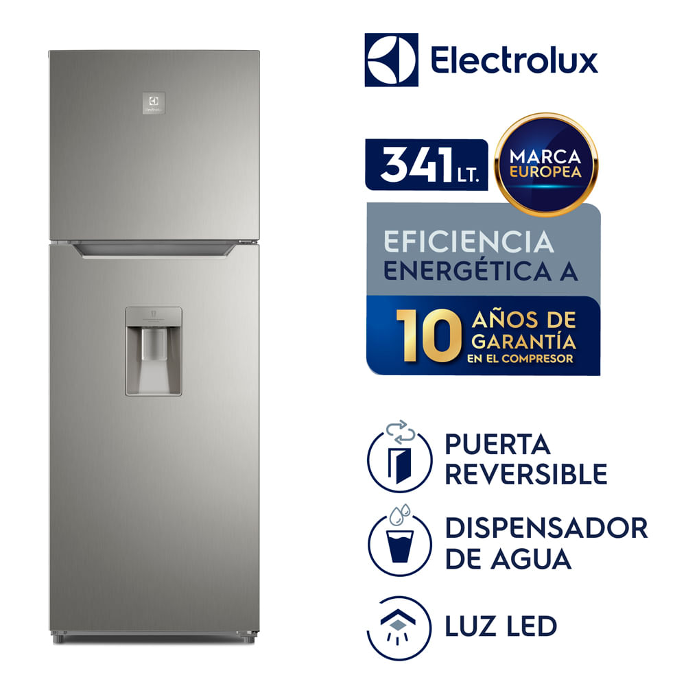 Imagen 2 del producto Refrigeradora Electrolux ERTS45K2HUS 341 litros, No Frost, plateado