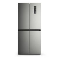 Refrigeradora Electrolux ERQU40E2HWS capacidad 421 litros, no frost bottom, multidoor 4 puertas, plateado