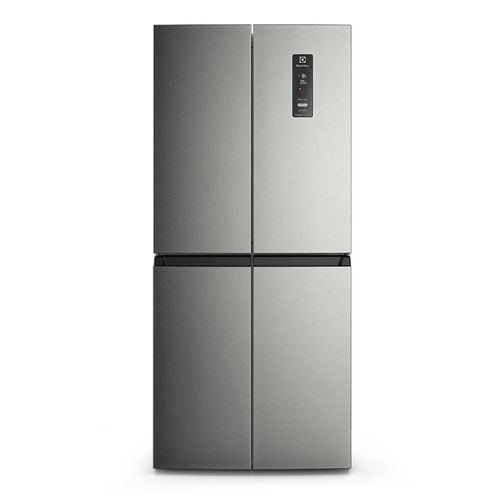 Refrigeradora Electrolux ERQU40E2HWS capacidad 421 litros, no frost bottom, multidoor 4 puertas, plateado