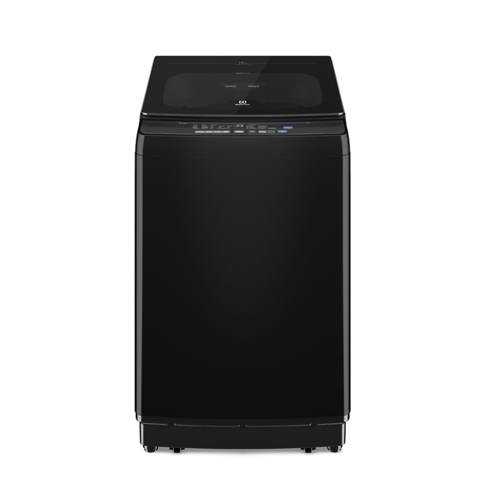 Lavadora Electrolux Inverter EWIP18F2XSWB carga superior, capacidad 18 kg, negro