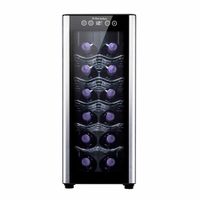 Vinera Termoeléctrica One Door Electrolux  ERW122XAMB, 12 botellas de capacidad, negro