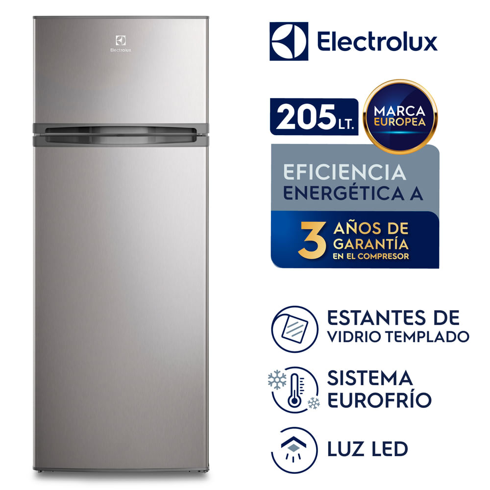 Imagen 2 del producto Refrigerador Frío Húmedo Electrolux Dos Puertas 205L con Eficiencia Energética ERTY20G2HVI