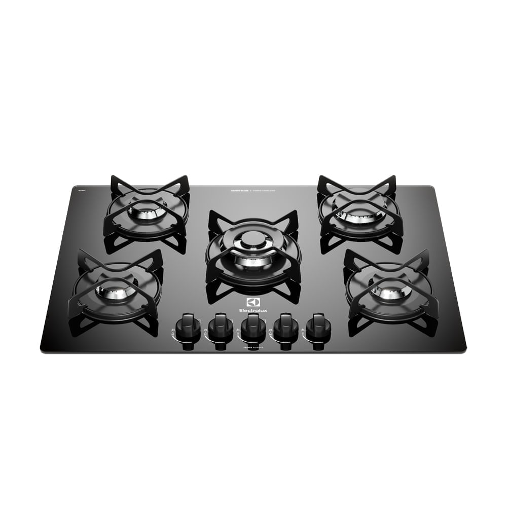 Cubierta Empotrable Gas 5 Quemadores Electrolux Triple Llama 75Cm VN GC75M - ETGZ30T0EPUB