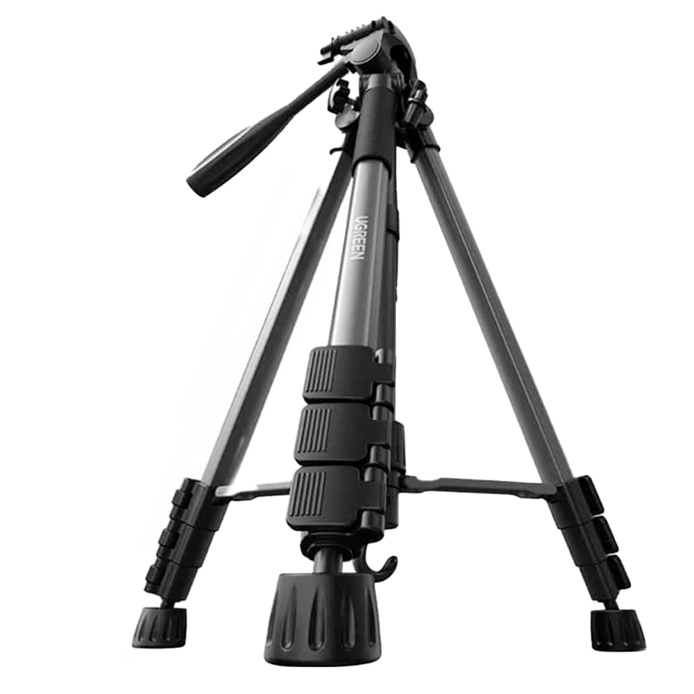 Trípode profesional ugreen, 360°, hasta 5 kg, negro