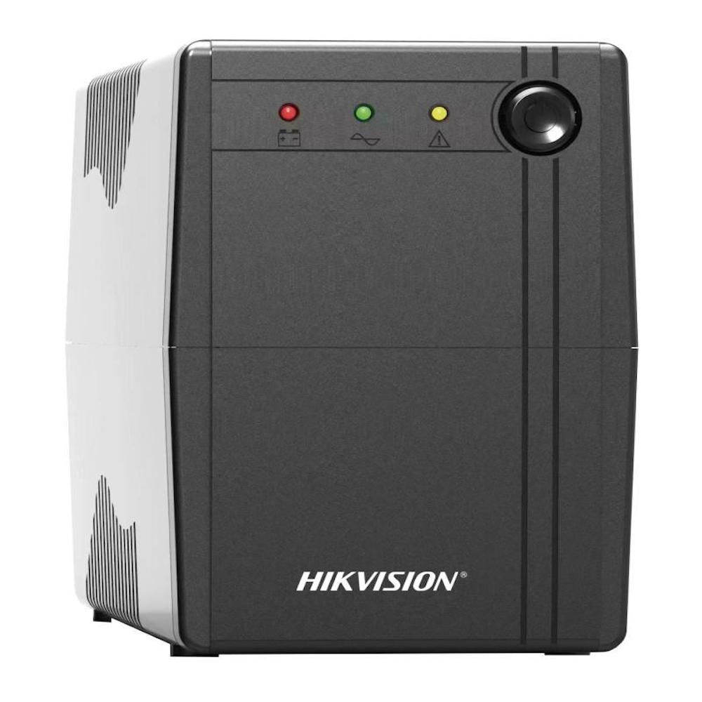 UPS Hikvision 1000VA, DS-UPS1000-X, 600W, 6 tomas, nema 5-15R, indicadores Led, retardador de llama, negro