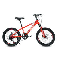 Bicicleta infantil Veloz Palmeira Middle aro 20"", seguridad, durabilidad, roja