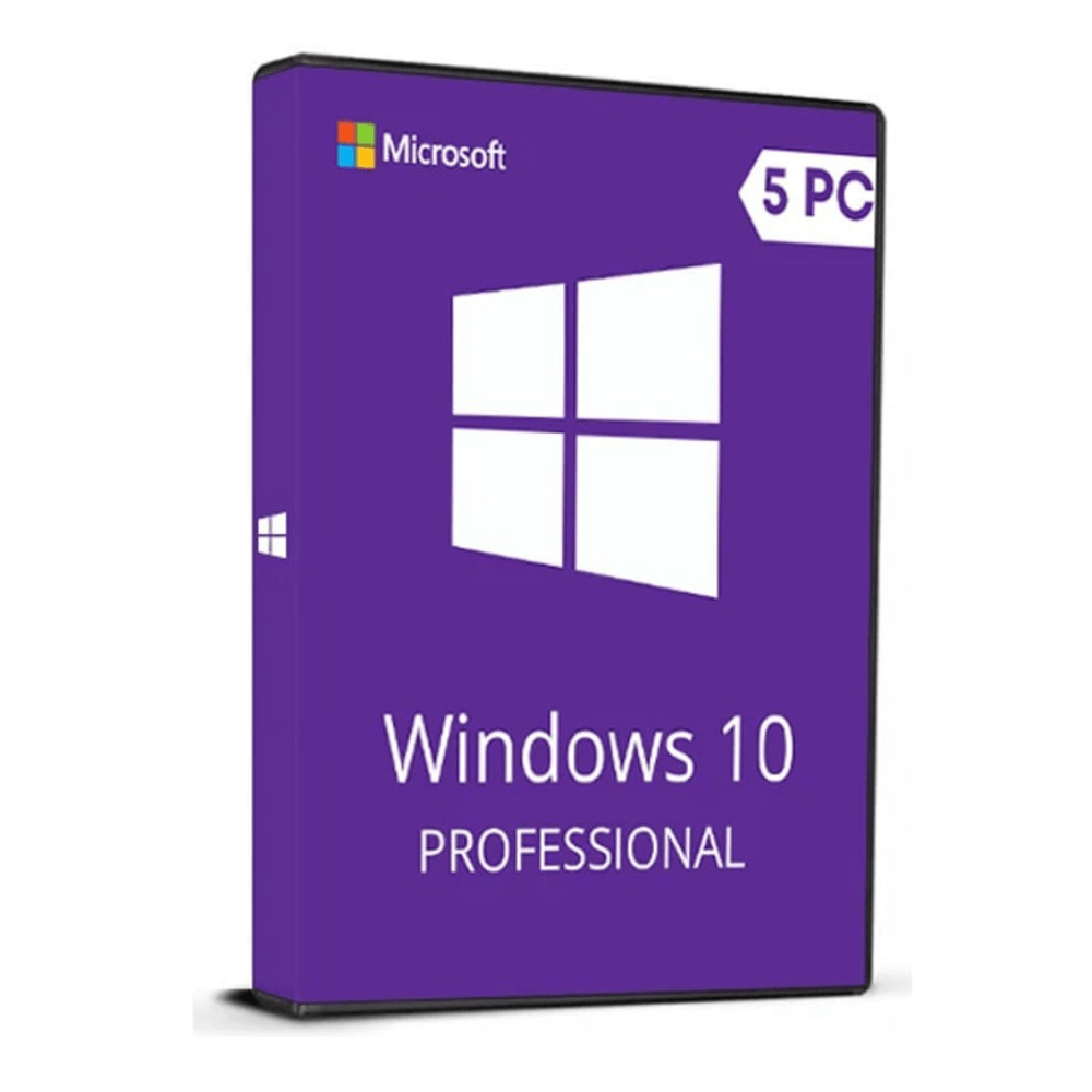 Licencias Digital Microsoft Windows 10 Pro Para 5 PC - Duración Permanente