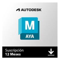 Licencia digital Autodesk Maya Edu 2025, 3 dispositivos, compatible con Windows y macOS, duración 1 año