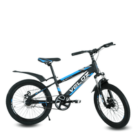 Bicicleta para niño Veloz Palmeira Smol aro 16"", ruedas auxiliares, frenos de disco, diseño moderno, azul