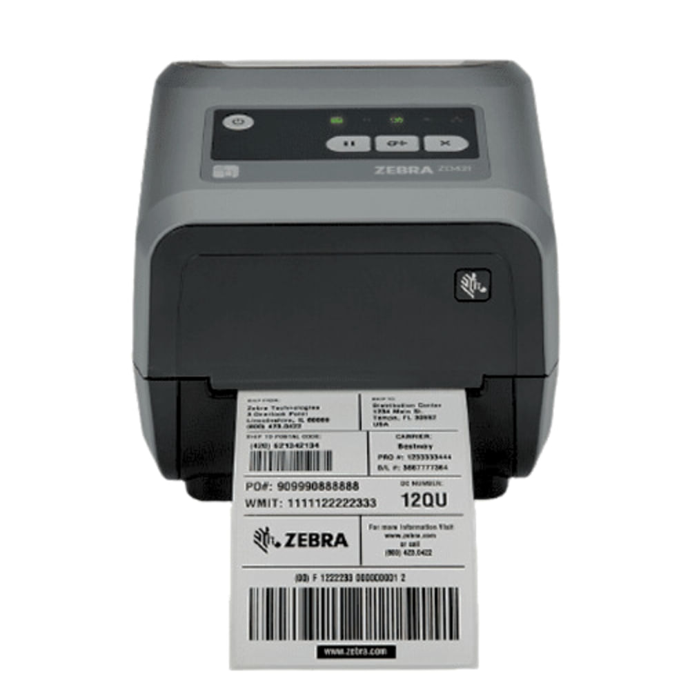 Imagen 2 del producto Impresora Zebra ZD421, alámbrica, USB, Ethernet, bluetooth blanco y negro