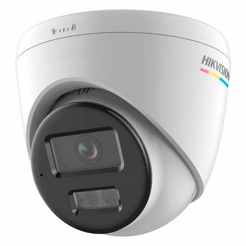 Cámara de seguridad Hikvision Domo IP DS-2CD1347G2H-LIU Color vu, 4MP, smart hybrid light, blanco