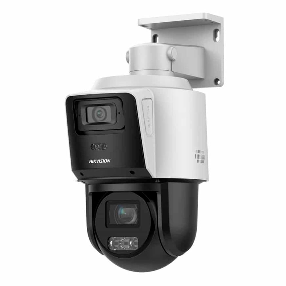 Cámara de seguridad Hikvision PTZ DS-2SE3C204MWG-E exterior, 2 MP, zoom 4X, blanco