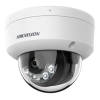 Cámara de seguridad Hikvision DS-2CD1123G2-LIU IP Domo, 2MP, Smart Hybrid Light, IR y audio, blanco