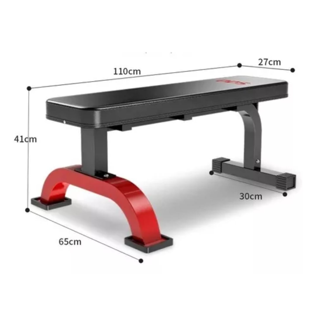 Imagen 2 del producto Banca multifuncional para entrenamiento en casa, resistente, ajustable, rojo