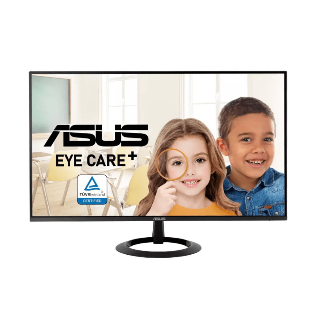Monitor Asus VZ27EHF, plano, 27", IPS, 1920 x 1080 (Full HD), 16:9, 100Hz, 1ms, negro