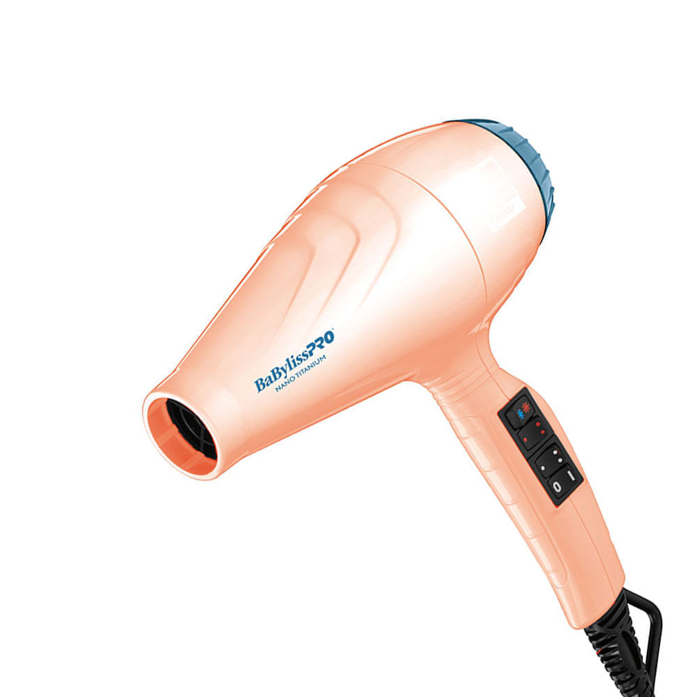 Imagen 2 del producto Secadora BaBylissPRO Peach Glow, 4 niveles de temperatura, aire frío, boquilla concentradora