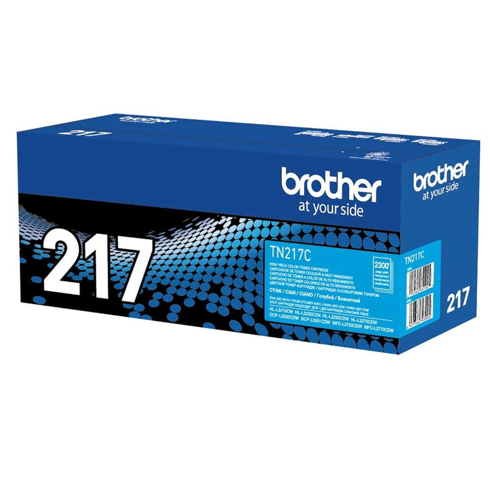 Imagen 2 del producto Tóner Brother TN-217C, 2300 páginas (L3270, L3551, L3750), cyan - INSTN217C