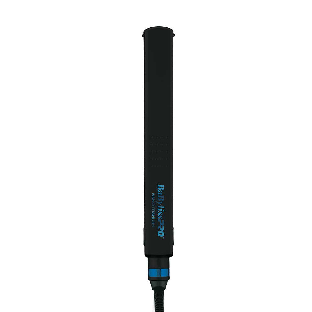 Imagen 2 del producto Plancha BaBylissPRO metal blue 1 1/4″, Nano Titanium, temperatura digital, placas extralargas, cable giratorio 360