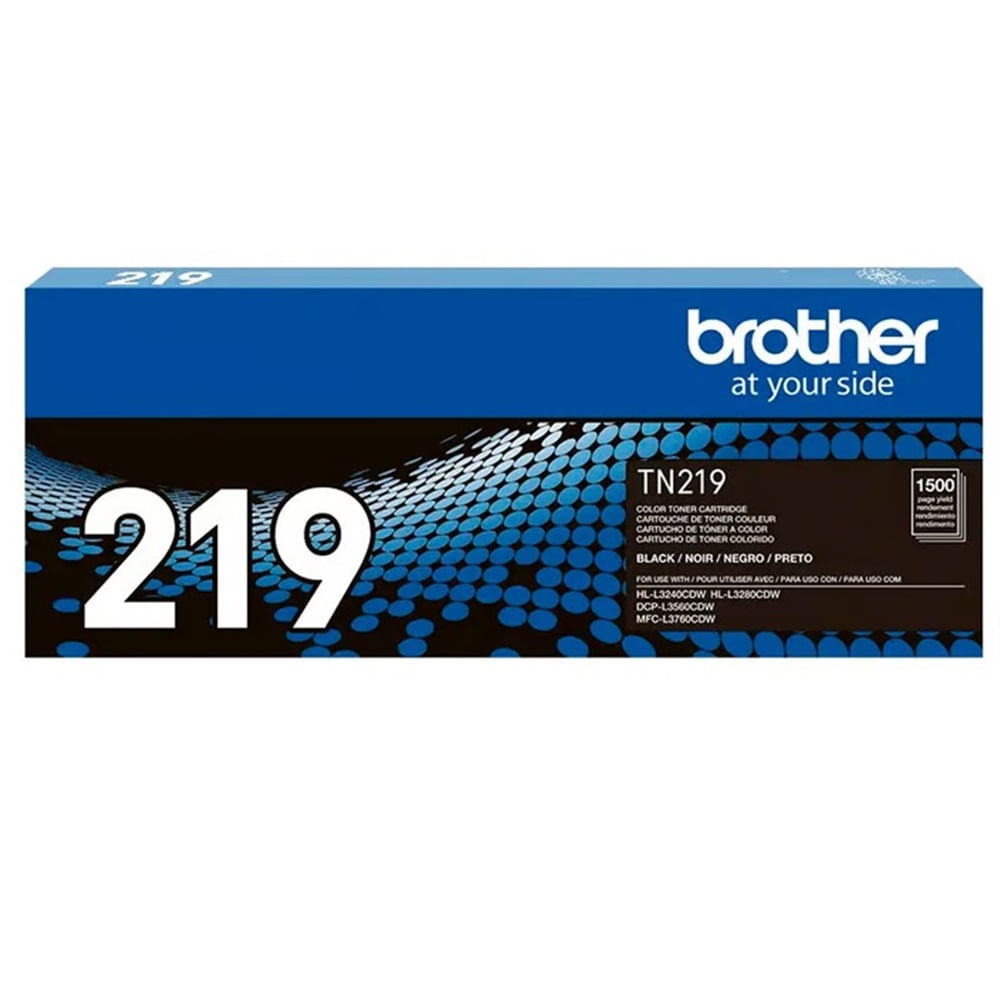 Imagen 2 del producto Tóner Brother TN-219BK, 1500 páginas, (L3560, L3760, L3280) - negro