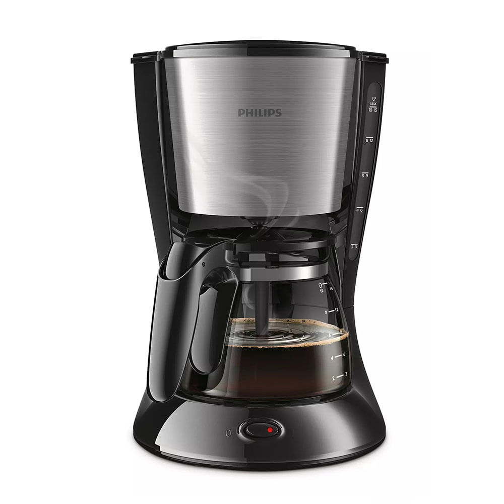 Cafetera Philips HD7462 1000w, capacidad 1.2 litros, sistema antigoteo, negro