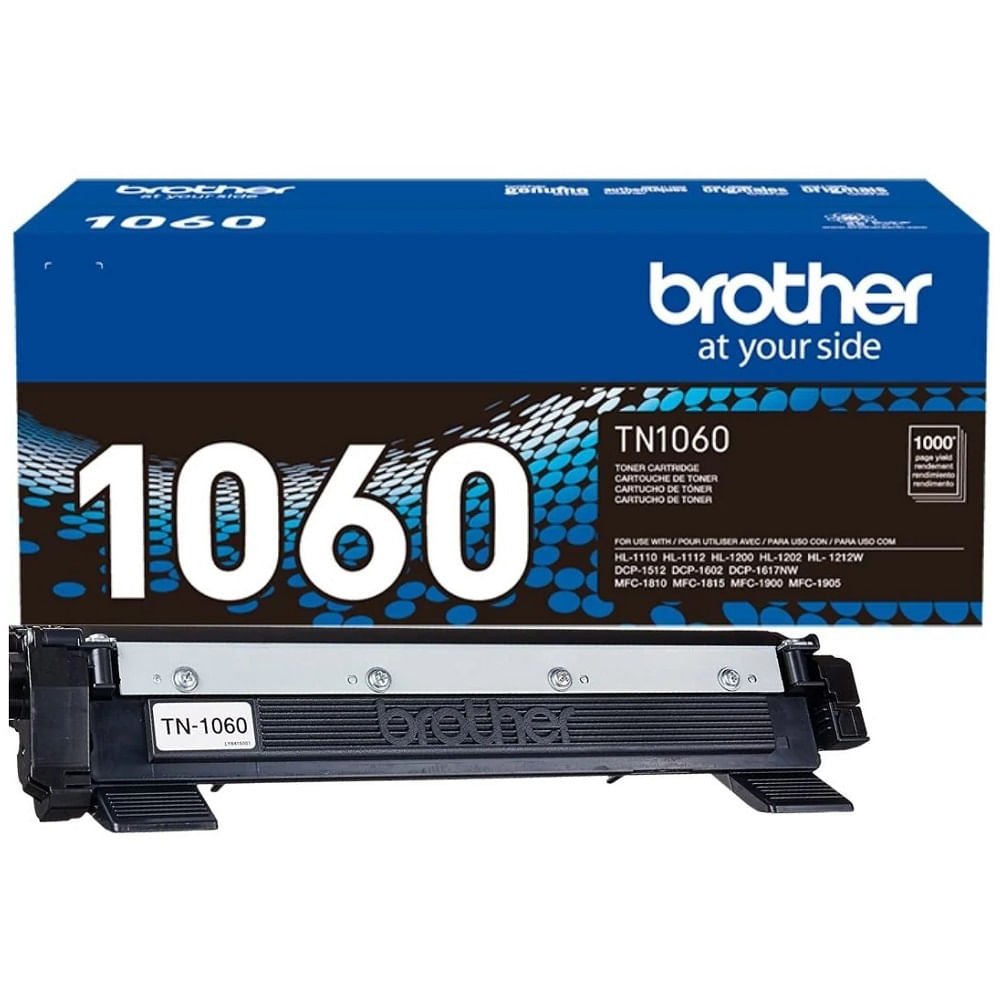 Imagen 1 del producto Tóner Brother TN-1060, para DCP1602, Hl-1202, Hl-1212w, 1000 páginas- negro