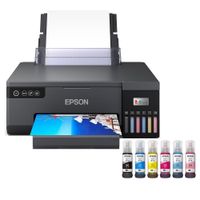 Impresora fotográfica Epson L8050, PVC, CD, DVD, USB, Wi-Fi Direct + 6 tintas