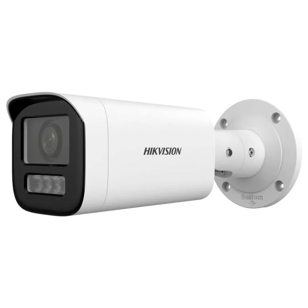 Imagen 1 del producto Cámara Hikvision tubo IP DS-2CD1643G2-LIZU 4MP, dual light, IR 30 metros, blanco